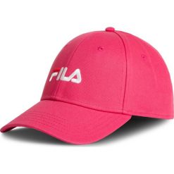 Czapka z daszkiem FILA - 6 Panel Cap Strap Back Linear Logo 686029 Honeysuckle A031. Różowe czapki damskie Fila, bez wzorów, z bawełny. W wyprzedaży za 119,00 zł.