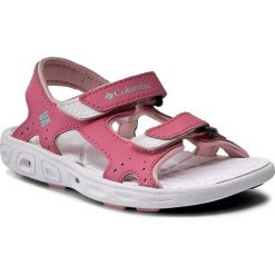 Sandały COLUMBIA - Childrens Techsun Vent BC4566 Wild Geranium/Cupid 656. Różowe sandały dziewczęce marki Columbia, ze skóry ekologicznej, bez zapięcia. W wyprzedaży za 139,00 zł.