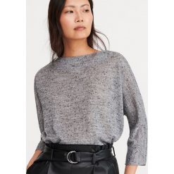 Melanżowy sweter - Jasny szary. Szare swetry damskie Reserved, s, bez wzorów, bez rękawów, bez kaptura. Za 59,99 zł.