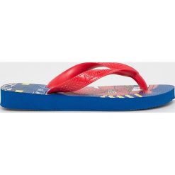 Havaianas - Japonki dziecięce. Niebieskie sandały chłopięce Havaianas, z gumy, bez zapięcia. W wyprzedaży za 49,90 zł.