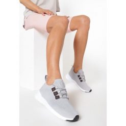 Szare Buty Sportowe Delabelle. Szare buty sportowe damskie Born2be, bez wzorów, z jeansu, sportowe. Za 89,99 zł.