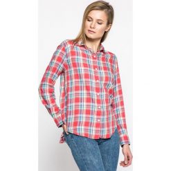 Levi's - Koszula. Czerwone bluzki damskie Levi's®, s, bez wzorów, z bawełny, klasyczne, z klasycznym kołnierzykiem, z długim rękawem. W wyprzedaży za 119,90 zł.