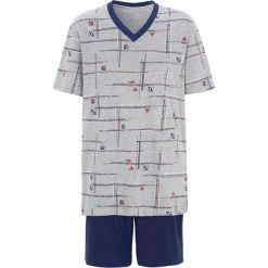 Cellbes Piżama szary melanż granatowy male szary/niebieski 8XL. Szare piżamy męskie Cellbes, xl, bez wzorów, z gumy, z krótkim rękawem. Za 159,00 zł.