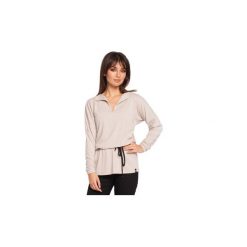 Tuniki Be B025 Tunika z wiązaniem. Brązowe tuniki damskie BE, l. Za 119,00 zł.