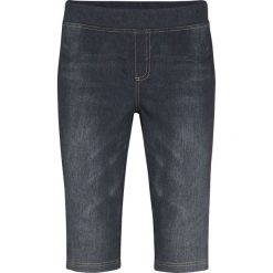 Kolarki w optyce dżinsowych bonprix czarny. Czarne jeansy damskie bonprix. Za 74,99 zł.