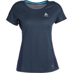 Bluzki, topy, tuniki: ODLO CREW NECK OMNIUS FDRY Tshirt z nadrukiem diving navy