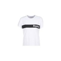T-shirty z krótkim rękawem Replay YAMIE. Białe t-shirty damskie Replay, m. Za 129,00 zł.