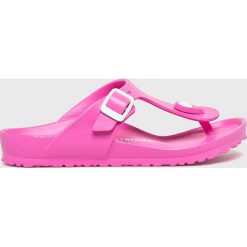 Birkenstock - Japonki dziecięce Gizeh EVA. Różowe sandały dziewczęce Birkenstock, z gumy, bez zapięcia. Za 89,90 zł.