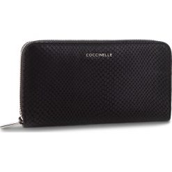Akcesoria damskie: Duży Portfel Damski COCCINELLE - C63 Metallic Python E2 C63 11 04 01 Noir 001