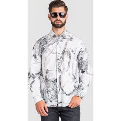 KOSZULA Just Cavalli. Białe koszule męskie m, z elastanu. Za 605,40 zł.