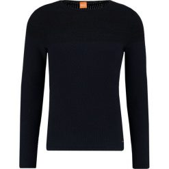 Swetry klasyczne męskie: BOSS Orange KWENYS Sweter dark blue