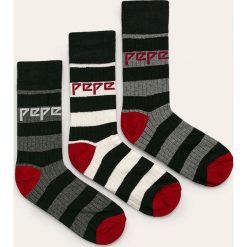 Pepe Jeans - Skarpety Kester (3-pack). Skarpetki męskie Pepe Jeans, bez wzorów, z elastanu. W wyprzedaży za 49,90 zł.