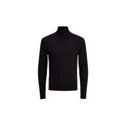 Swetry Premium By Jack jones 12113489 MARK KNIT ROLL. Czarne swetry męskie Premium By Jack jones, xl, bez wzorów, bez kołnierzyka, bez kaptura. W wyprzedaży za 221,21 zł.