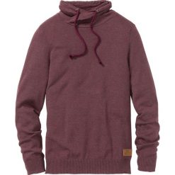 Swetry męskie: Sweter Regular Fit bonprix czerwony klonowy melanż