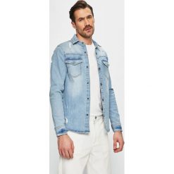 Only & Sons - Koszula. Niebieskie koszule męskie marki Only & Sons, s, bez wzorów, z elastanu, klasyczne, z klasycznym kołnierzykiem, z długim rękawem. Za 189,90 zł.