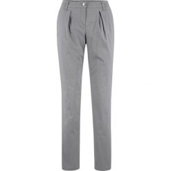 Spodnie chino ocieplane bonprix szary. Spodnie damskie bonprix. Za 149,99 zł.