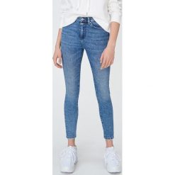 Jeansy slim fit - Granatowy. Niebieskie jeansy damskie Sinsay. Za 69,99 zł.