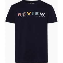 Review - T-shirt męski, niebieski. Niebieskie t-shirty męskie Review, m, bez wzorów, bez kołnierzyka. Za 59,95 zł.