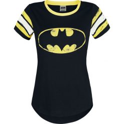 Batman Logo Koszulka damska czarny/żółty. Czarne bluzki nietoperze marki Batman, xl, z motywem z bajki, vintage. Za 121,90 zł.