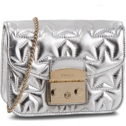 Torebka FURLA - Metropolis 985967 B BUE7 NMP Color Silver. Szare torebki klasyczne damskie marki Furla, ze skóry. Za 1520,00 zł.