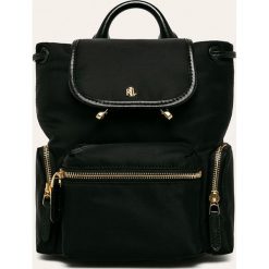 Lauren Ralph Lauren - Plecak 431792771001. Czarne plecaki damskie Lauren Ralph Lauren, bez wzorów, ze skóry. W wyprzedaży za 569,90 zł.