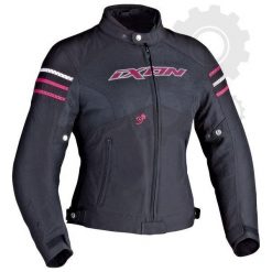 Kurtka tekstylia IXON ELECTRA kolor biały/czarny/różowy, rozmiar XL. Różowe kurtki damskie IXON, xl, bez wzorów, z tkaniny, bez kaptura. W wyprzedaży za 589,00 zł.