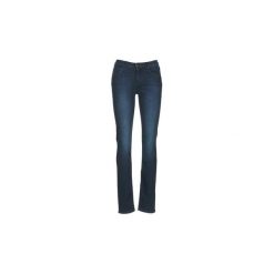 Jeansy slim fit Lee ELLY. Niebieskie jeansy damskie marki Lee, bez wzorów, z jeansu. Za 351,20 zł.