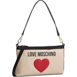 Torebka LOVE MOSCHINO - JC4335PP07KV110A Nero. Brązowe torebki klasyczne damskie Love Moschino, z aplikacjami, ze skóry ekologicznej, klasyczne, zdobione, bez dodatków. W wyprzedaży za 319,00 zł.