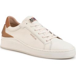 Sneakersy NAPAPIJRI - Drip NP0A4ERG White/Biscuit 03E. Brązowe sneakersy męskie Napapijri, bez zapięcia. W wyprzedaży za 439,00 zł.