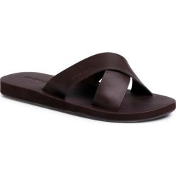 Klapki JACK&JONES - Jfwnova 12169413 Java. Pomarańczowe klapki męskie Jack&Jones, bez wzorów, ze skóry ekologicznej. Za 129,00 zł.