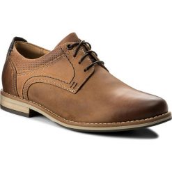 Półbuty LASOCKI FOR MEN - MB-LAND-05 Brązowy. Pomarańczowe półbuty męskie marki Lasocki For Men, ze skóry. Za 199,99 zł.