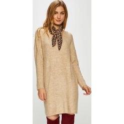 Only - Sukienka. Szare sukienki dzianinowe ONLY, na co dzień, l, casualowe, mini, proste. Za 149,90 zł.