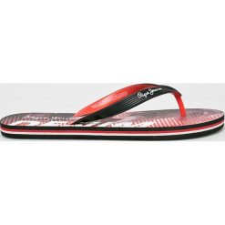 Pepe Jeans - Japonki Hawi Lume. Czarne kapcie męskie Pepe Jeans, z jeansu. W wyprzedaży za 79,90 zł.