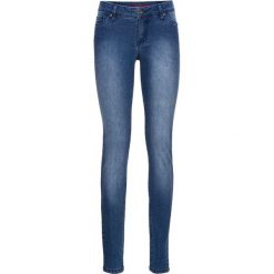 Dżinsy SKINNY bonprix niebieski "stone”. Niebieskie jeansy damskie skinny marki House, z jeansu. Za 59,99 zł.