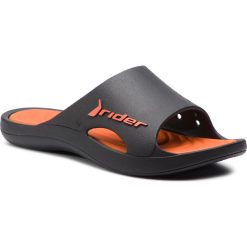 Klapki RIDER - Bay VIII Ad 82566 Black/Orange 20757. Czarne klapki męskie Rider, bez wzorów, z tworzywa sztucznego. Za 99,99 zł.