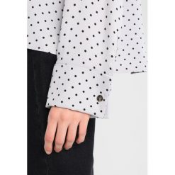 Bluzki damskie: Topshop BOUTIQUE TUCK BLOUSE UPDATE Bluzka silver/black