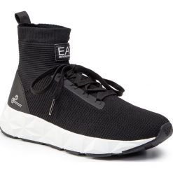 Sneakersy EA7 EMPORIO ARMANI - X8Z012 XK060 A120 Black/White. Czarne sneakersy męskie EA7 Emporio Armani, bez zapięcia. W wyprzedaży za 619,00 zł.
