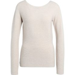 Swetry klasyczne damskie: Johnstons Cashmere RIPPE Sweter natural
