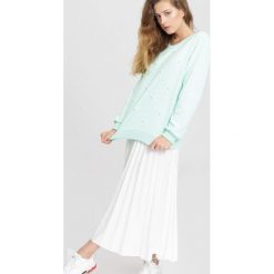 Miętowa Bluza White Pearl. Zielone bluzy sportowe damskie marki other, l. Za 49,99 zł.
