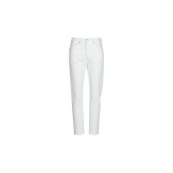 Jeansy straight leg Levis 501 CROP. Białe jeansy damskie Levi's®. Za 351,20 zł.