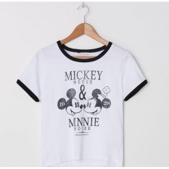 Koszulka z nadrukiem Disney - Biały. Białe koszulki damskie House, s, z nadrukiem, bez kołnierzyka. Za 39,99 zł.