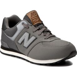 Sneakersy NEW BALANCE - KL574YHG Szary. Szare trampki chłopięce New Balance, z materiału, na sznurówki. W wyprzedaży za 209,00 zł.