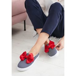 Niebiesko-Czerwone Slip On Stop Crying. Niebieskie tenisówki damskie vices. Za 59,99 zł.