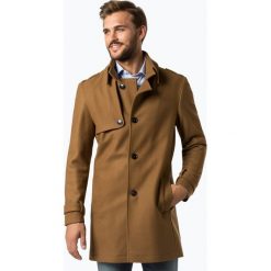 Finshley & Harding London - Płaszcz męski – Crumble, beżowy. Brązowe płaszcze męskie Finshley & Harding London, m, bez wzorów, z wełny, eleganckie, bez kaptura. Za 699,95 zł.