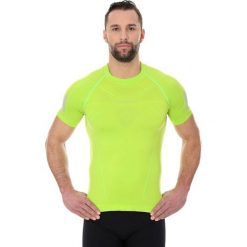 Brubeck Koszulka męska ATHLETIC z krótkim rękawem neonowy zielony r. S (SS11090). Zielone koszulki sportowe męskie Brubeck, s. Za 109,99 zł.