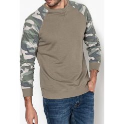 Bluza z okrągłym dekoltem. Żółte bluzy męskie rozpinane marki La Redoute Collections, s, z bawełny, z długim rękawem, długie. Za 146,96 zł.