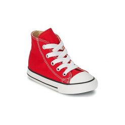 Buty Dziecko Converse CHUCK TAYLOR ALL STAR CORE HI. Czerwone trampki dziewczęce Converse, bez wzorów, bez zapięcia. Za 199,00 zł.