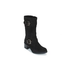 Kozaki LPB Shoes LISE. Czarne kozaki damskie marki LPB Shoes, bez obcasa, bez zapięcia. Za 247,20 zł.