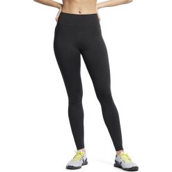 NIKE ONE > AJ8827-010. Legginsy sportowe damskie Nike, s, bez wzorów, z poliesteru, do biegania. Za 159,99 zł.