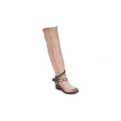 Kozaki Airstep / A.S.98 NOVA 17. Brązowe kozaki damskie marki Airstep / A.S.98, bez obcasa, bez zapięcia. Za 1199,20 zł.